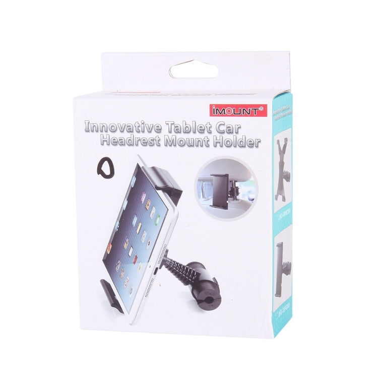 IMOUNT Universal Innovative Tablet Car Headrest Mount Holder, For Length Between 12.5CM To 17CM by buy2fix