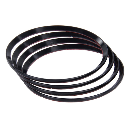 4 PCS Car Aluminum Wheel Hub Deroration Ring For Cadillac(Black) by buy2fix