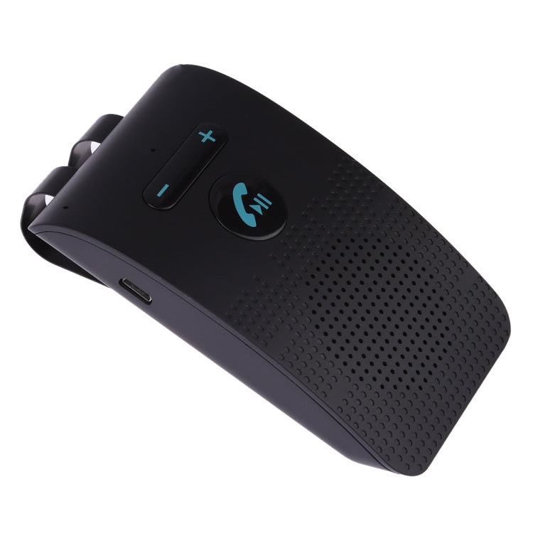 SP09 Multipoint Wireless Bluetooth V4.2 Handsfree Car Kit Speaker Speakerphone, Support Voice Readout & Vibration Sensor - Loudspeaker by buy2fix | Online Shopping UK | buy2fix