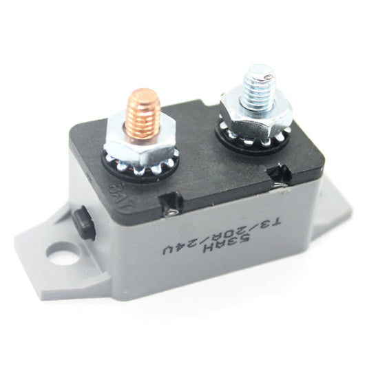 F3088-50A 50A Manual Reset Circuit Breaker Double Short Legs with Bolt 12/24V by buy2fix