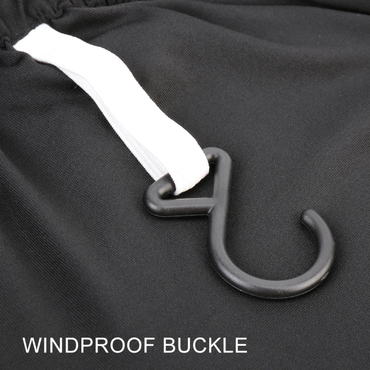 Anti-Dust Anti-UV Heat-insulating Elastic Force Cotton Car Cover for SUV, Size: L, 4.78m~5.04m(Black) - PE Material by buy2fix | Online Shopping UK | buy2fix