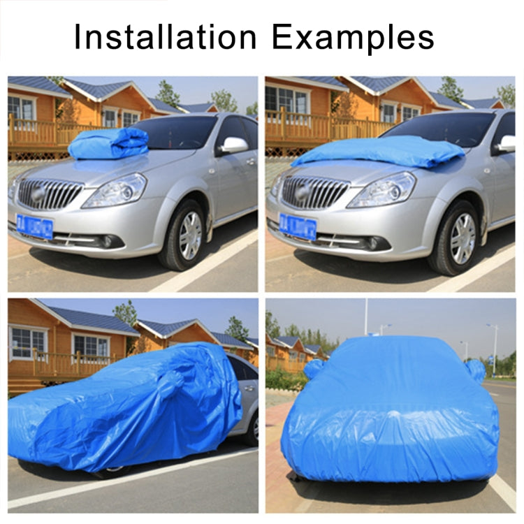 Anti-Dust Anti-UV Heat-insulating Elastic Force Cotton Car Cover for SUV, Size: L, 4.78m~5.04m(Black) - PE Material by buy2fix | Online Shopping UK | buy2fix