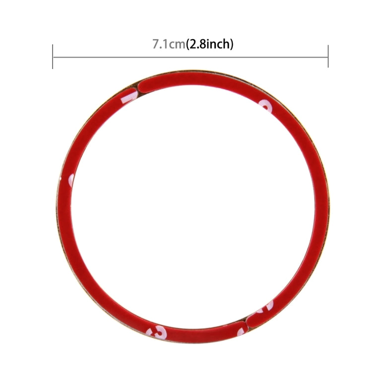 4 PCS Car Aluminum Wheel Hub Deroration Ring For Audi(Red) - Wheels Tires & Parts by buy2fix | Online Shopping UK | buy2fix