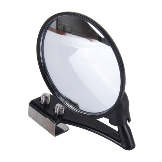 Vehicle Front Blind Area Wide-angle Adjustable Right Side Observation Mirror(Black) by buy2fix