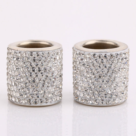 4 PCS Car Crystal Head Pillow Modified Decoration (White) by buy2fix