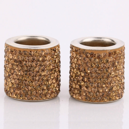 4 PCS Car Crystal Head Pillow Modified Decoration (Yellow) by buy2fix