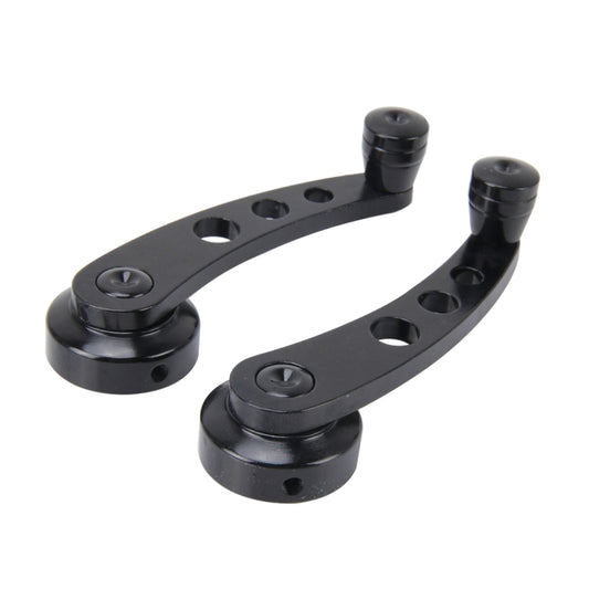 1 Pair Universal Car Wagon Door Window Crank Handle Winder Manual Door Crank Handle Window Winders(Black) - Glasses & Windows Accessories by buy2fix | Online Shopping UK | buy2fix