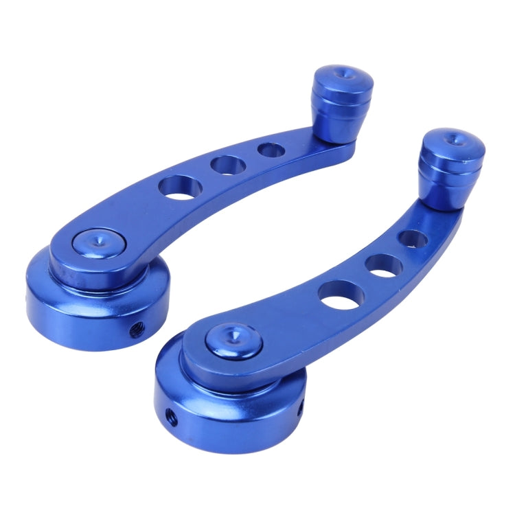 1 Pair Universal Car Wagon Door Window Crank Handle Winder Manual Door Crank Handle Window Winders(Blue) - Ornaments by buy2fix | Online Shopping UK | buy2fix