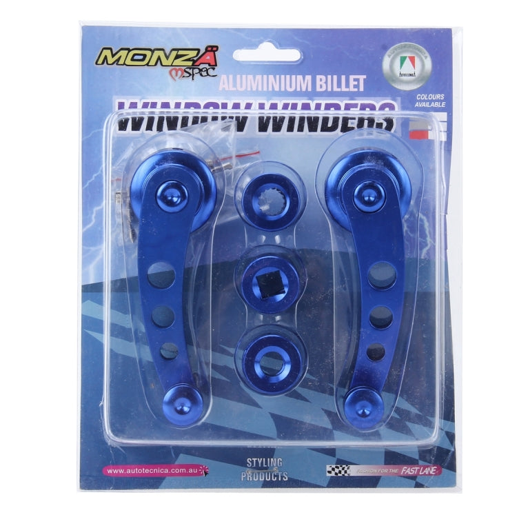 1 Pair Universal Car Wagon Door Window Crank Handle Winder Manual Door Crank Handle Window Winders(Blue) - Ornaments by buy2fix | Online Shopping UK | buy2fix