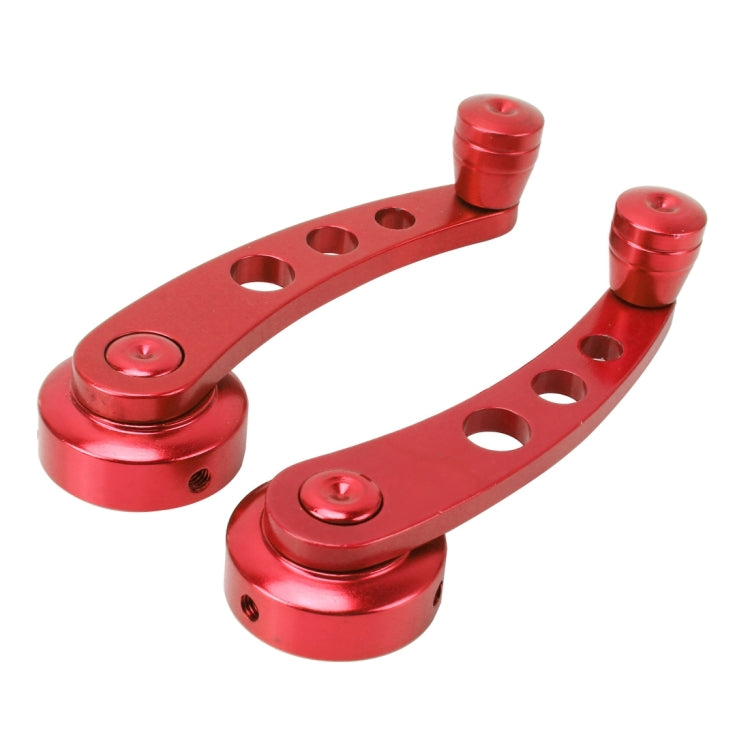 1 Pair Universal Car Wagon Door Window Crank Handle Winder Manual Door Crank Handle Window Winders(Red) - Ornaments by buy2fix | Online Shopping UK | buy2fix