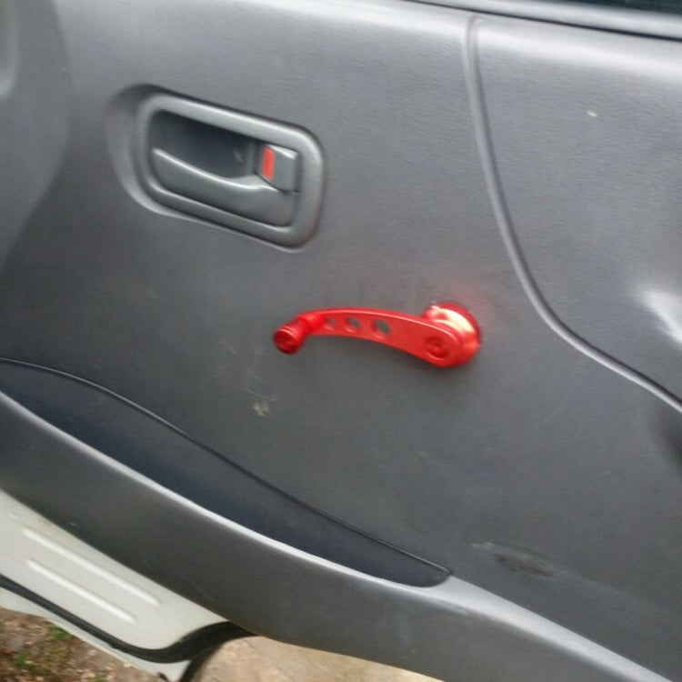 1 Pair Universal Car Wagon Door Window Crank Handle Winder Manual Door Crank Handle Window Winders(Red) - Ornaments by buy2fix | Online Shopping UK | buy2fix