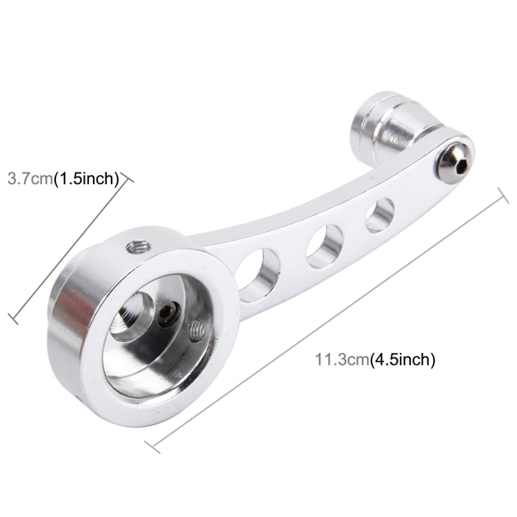 1 Pair Universal Car Wagon Door Window Crank Handle Winder Manual Door Crank Handle Window Winders(Silver) - Ornaments by buy2fix | Online Shopping UK | buy2fix