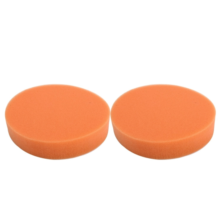 2 PCS Car Wax Sponge Round Shape Sponge High-density Waxing Sponge,Size:12.5 x 12.5cm - Polishing Machine & Accessories by buy2fix | Online Shopping UK | buy2fix