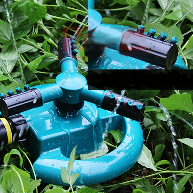 Garden Automatic Rotating Nozzle 360 Degree Rotary Automatic Sprinkler Garden Lawn Watering Nozzle,Applicable for 1/2 inch Water Pipes(Blue) - Watering & Irrigation by buy2fix | Online Shopping UK | buy2fix