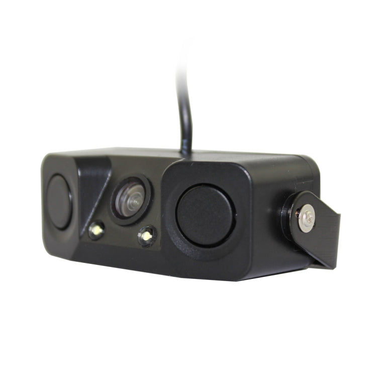 PZ-451 Car Camera LED Lights Parking Sensor 3 in 1 Night Vision Camera Monitor with Buzzer,DC 12V, 720 x 504 pixels,Lens Angle:120 degree - Rear View Cameras by buy2fix | Online Shopping UK | buy2fix