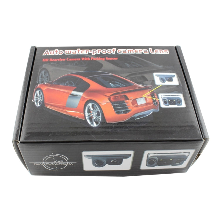 PZ-451 Car Camera LED Lights Parking Sensor 3 in 1 Night Vision Camera Monitor with Buzzer,DC 12V, 720 x 504 pixels,Lens Angle:120 degree - Rear View Cameras by buy2fix | Online Shopping UK | buy2fix