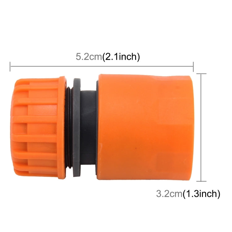 Hose Connector Garden Tools Quick Connectors Repair Damaged Leaky Adapter Garden Water Irrigation 1/2 inch Connector Joints Garden Irrigation Watering Straight Gun, Random Color Delivery by buy2fix