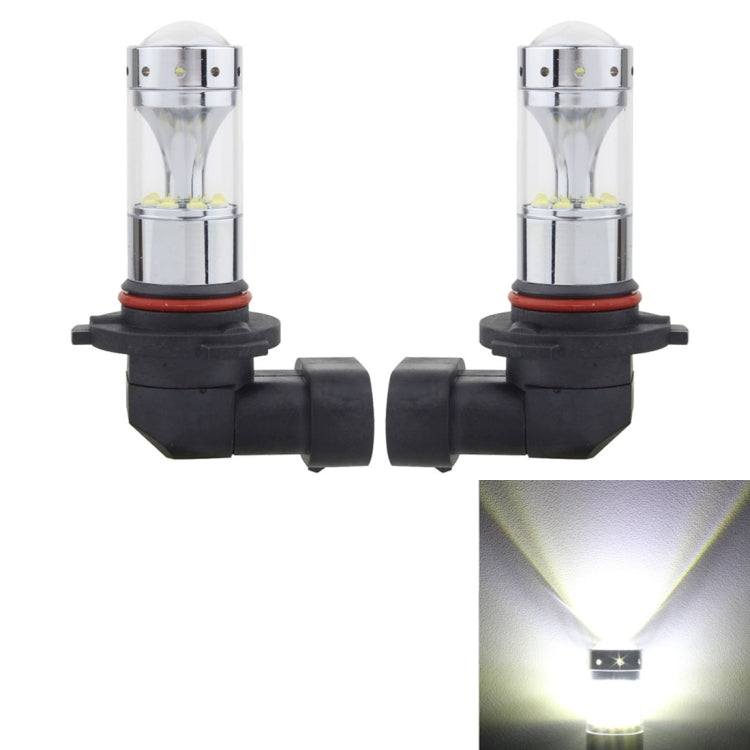 2 PCS 9006 60W 1200 LM 6000K Car Fog Lights with 12 XB-D LED Lamps, DC 12V (White Light) - Fog / Driving Lights by buy2fix | Online Shopping UK | buy2fix