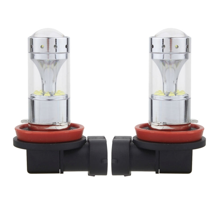 2 PCS H8/H11 60W 1200 LM 6000K Car Fog Lights with 12 XB-D LED Lamps, DC 12V (White Light) - Fog / Driving Lights by buy2fix | Online Shopping UK | buy2fix