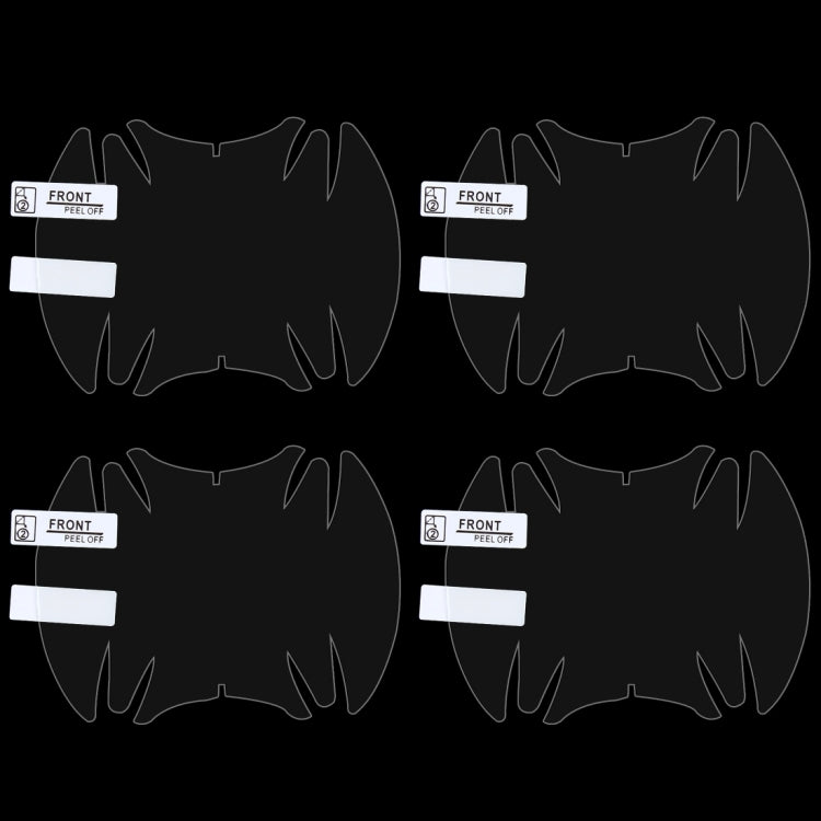 4 PCS Car Auto OPVC Door Bowl Handle Anti-scratch Protective Film for Honda - Auto Film by buy2fix | Online Shopping UK | buy2fix