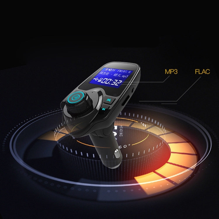 T11 Bluetooth FM Transmitter Car MP3 Player with LED Display, Support Double USB Charge & Handsfree & TF Card & U Disk Music Play Function by buy2fix