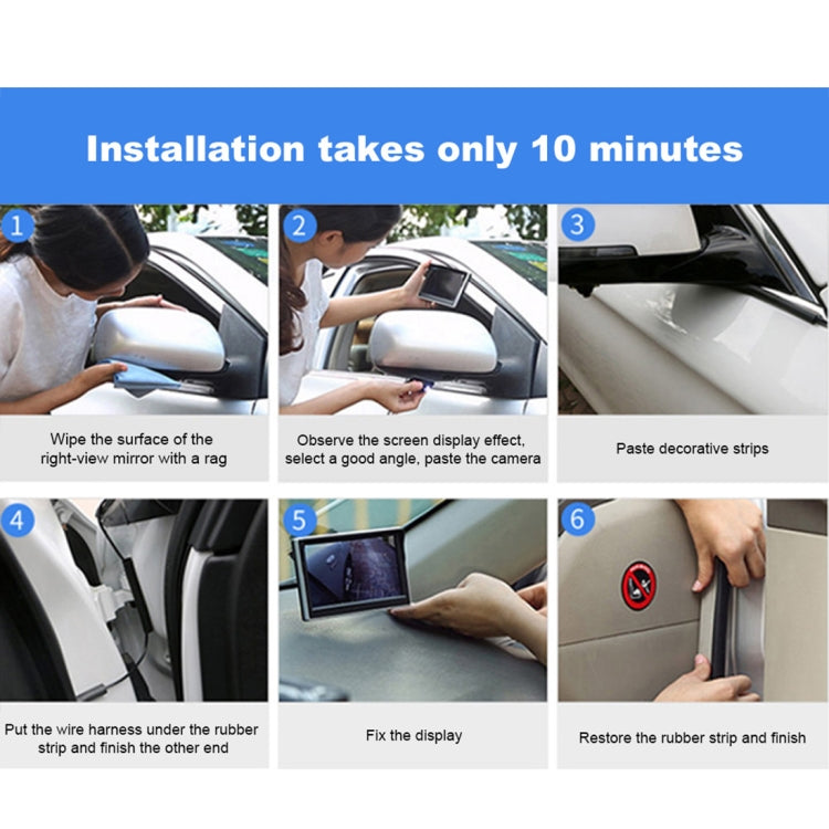 Car Waterproof HD Night Version Right View Camera - Rear View Cameras by buy2fix | Online Shopping UK | buy2fix
