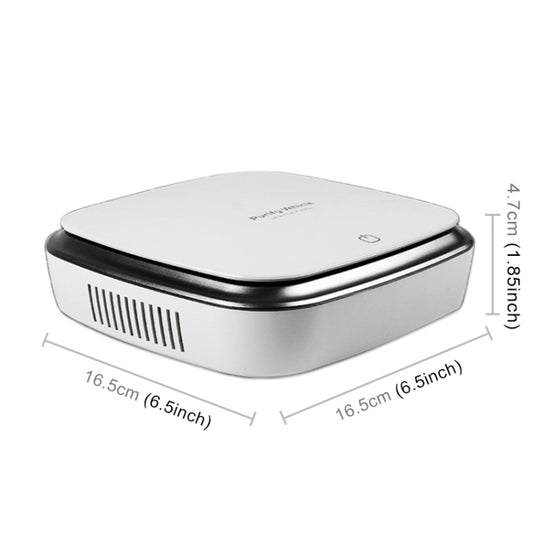 XJ-002 Car / Household Smart Touch Control Air Purifier Negative Ions Air Cleaner(White) - Air Purifier by buy2fix | Online Shopping UK | buy2fix