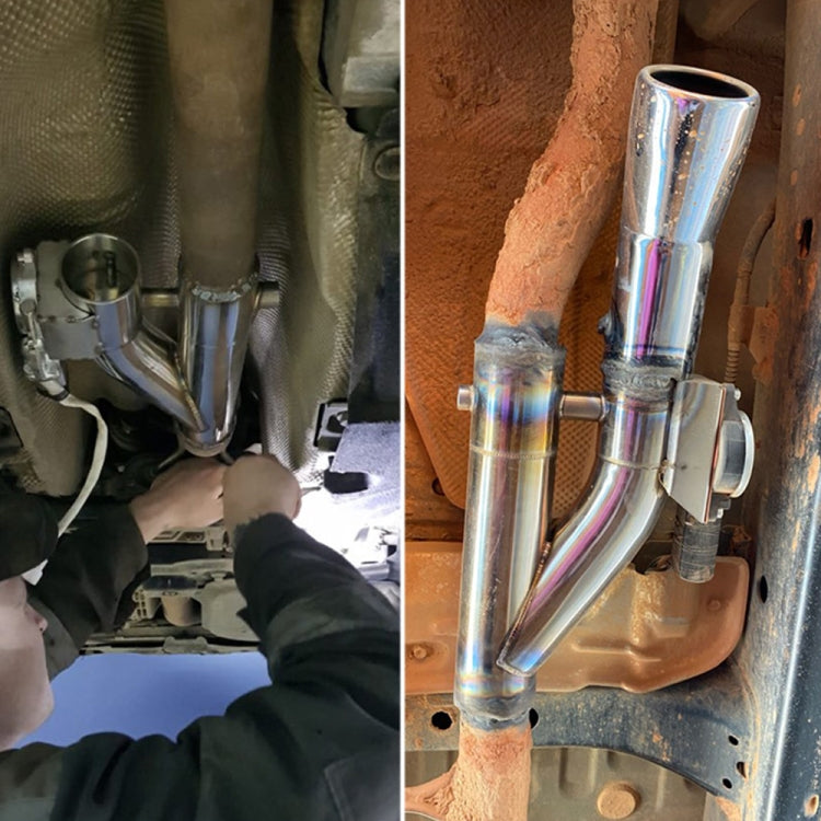 CNSPEED Y Shape 2 In 1 Car Remote Control Electric Exhaust Valve Pipe, Size: 3 inch by buy2fix