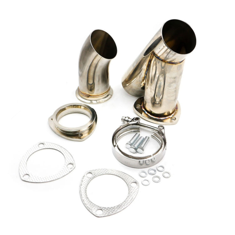 CNSPEED Stainless Steel Car Remote Control Electric Exhaust Valve Pipe Set, Size: 2.5 inch - Exhaust Pipes by buy2fix | Online Shopping UK | buy2fix