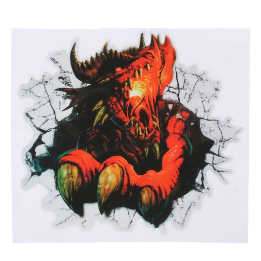 Exaggerated Effection 3D Characteristic Digital Simulation Car Paper Sticker by buy2fix