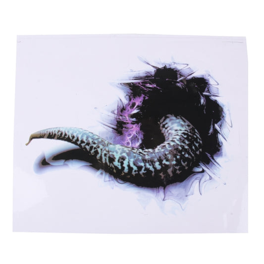 Cartoon Monsters Style 3D Characteristic Digital Simulation Car Paper Sticker by buy2fix