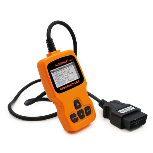 AUTOPHIX OM123 Car Portable OBD2 Scanner Car Diagnostic Tool OBD 2 Automotive Scanner EOBD Code Reader (Orange) - Code Readers & Scan Tools by buy2fix | Online Shopping UK | buy2fix