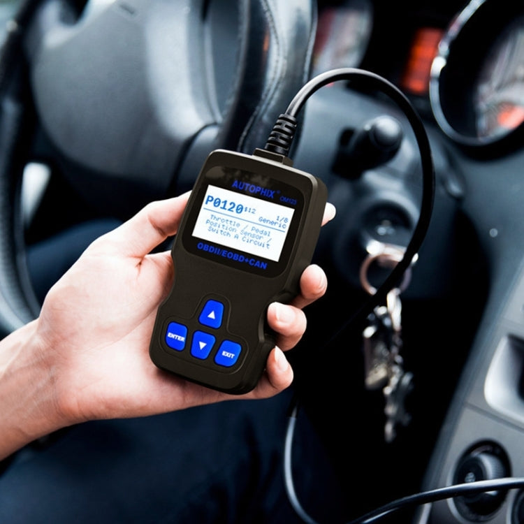 AUTOPHIX OM123 Car Portable OBD2 Scanner Car Diagnostic Tool OBD 2 Automotive Scanner EOBD Code Reader (Orange) - Code Readers & Scan Tools by buy2fix | Online Shopping UK | buy2fix