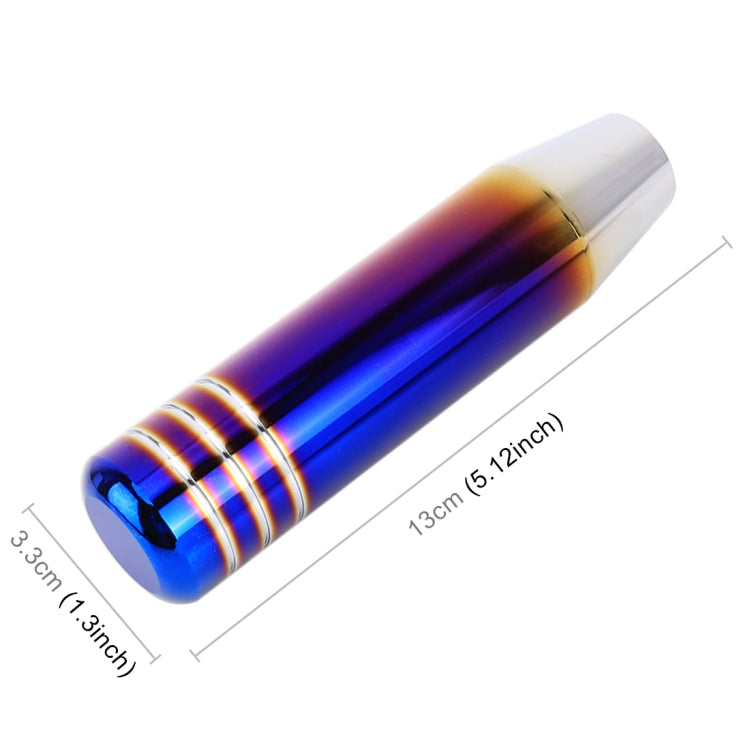 Universal Long Strip Shape Car Gear Shift Knob Modified Shifter Lever Knob, Length: 13cm(Gradient Blue) - Shift Knob by buy2fix | Online Shopping UK | buy2fix