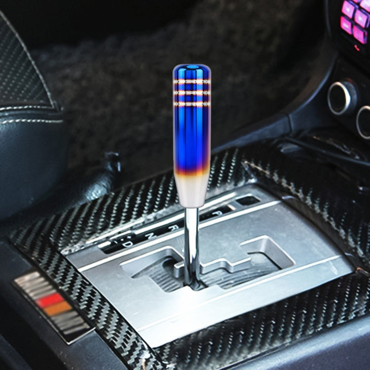 Universal Long Strip Shape Car Gear Shift Knob Modified Shifter Lever Knob, Length: 13cm(Gradient Blue) - Shift Knob by buy2fix | Online Shopping UK | buy2fix
