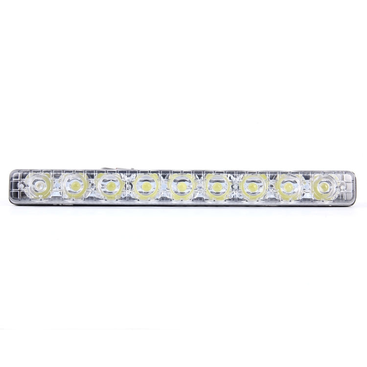 2 PCS LD-008 5730-9SMD 15W 1500 LM 7000K White Light Daytime Running Light.DC 12V - Running Lights by buy2fix | Online Shopping UK | buy2fix