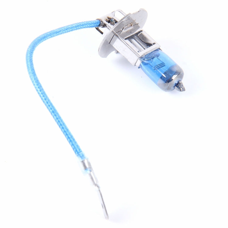 2 PCS H3 Halogen Head Lamp 12V 100W 2400 LM 5000K Warm White Light - Halogen Lights by buy2fix | Online Shopping UK | buy2fix