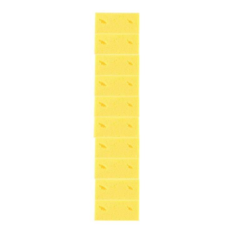 Car Care Wear-resistant Brown Soft Sponge Car Wash Cleaning Pad(Yellow) - Car washing supplies by buy2fix | Online Shopping UK | buy2fix