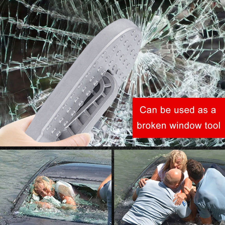 Multi-function Car Door Sill Step Pedals Pads (Silver) by buy2fix