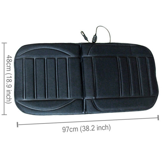 12V Winter Warmer Car Seat Electrical Heating Cushion Pad(Black) by buy2fix