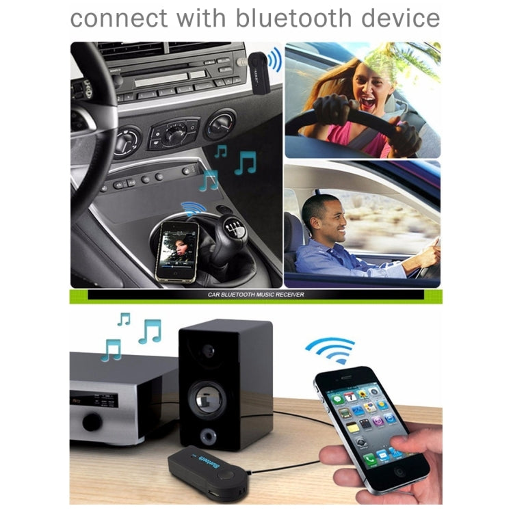 Portable Single Sound Channel Bluetooth Wireless Music Receiver Mini Boombox for iPhone / iPad / Car / Headphone / Stereo, Support Bluetooth Hands-free(Black) by buy2fix