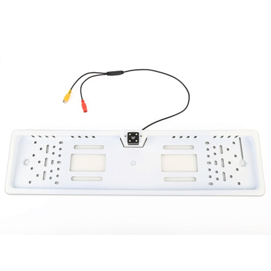 JX-9488 720x540 Effective Pixel NTSC 60HZ CMOS II Universal Waterproof Car Rear View Backup Camera with 2W 80LM 5000K White Light 4LED Lamp, DC 12V, Wire Length: 4m(White) - Rear View Cameras by buy2fix | Online Shopping UK | buy2fix