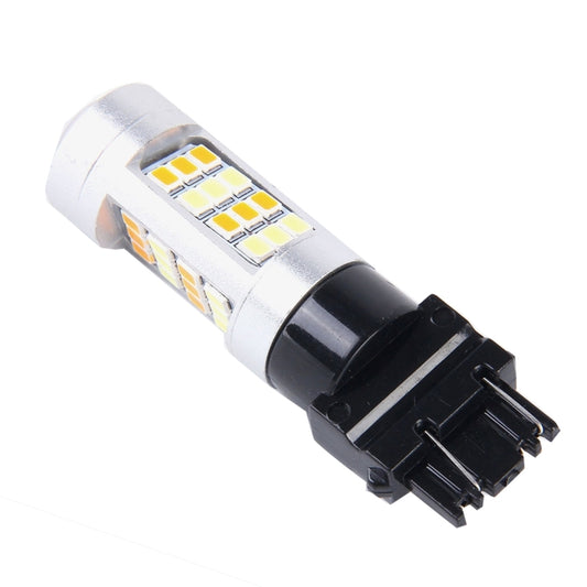 2 PCS T25/3157 10W 1000 LM 6000K White + Yellow Light Turn Signal Light with 42 SMD-2835-LED Lamps And Len. DC 12-24V by buy2fix
