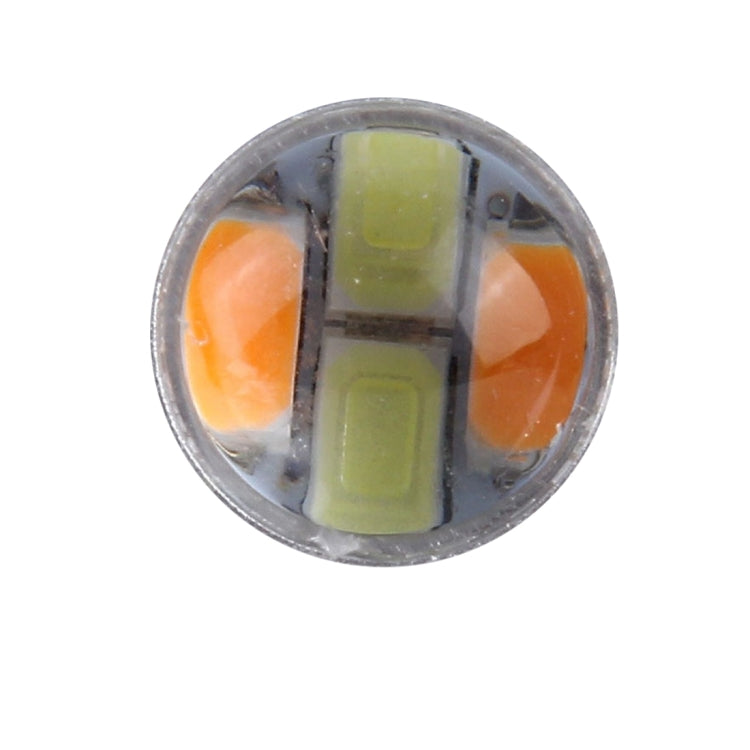 2 PCS T25/3157 10W 1000 LM 6000K White + Yellow Light Turn Signal Light with 20 SMD-5730-LED Lamps And Len. DC 12-24V - Arrow Turn Lights by buy2fix | Online Shopping UK | buy2fix