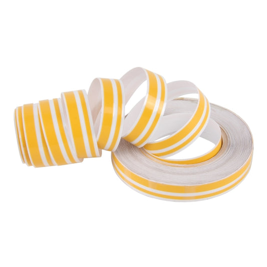 12mm × 9.8m Car Self Adhesive Decorative Stripe Tape Line(Yellow) by buy2fix