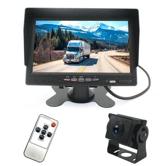 PZ612-AHD IP67 120 Degree Car AHD 1080P 2 Megapixels 7 inch 1-Way Rearview Mirror Monitor, Night Vision Full Color - Rear View Cameras by buy2fix | Online Shopping UK | buy2fix