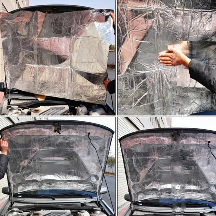 Car Auto Exhaust Muffler Heat Sound Waterproof Deadener Insulation Mat Pad by buy2fix