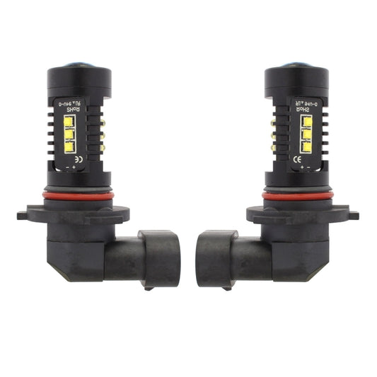 2 PCS MZ 10W 1080LM 5500K 9006 12 XB-D LED Car Front Fog Lights Car Fog Replacement Bulbs Driving Light, DC 12-24V(White Light) by MZ