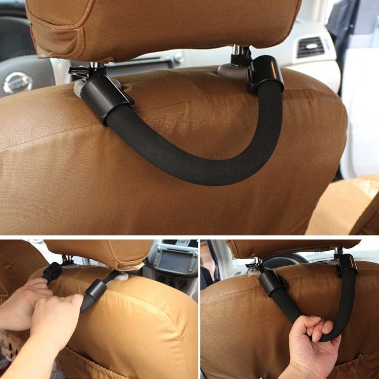 SHUNWEI Car Assistance Support Strap, Chair Rear Seat Headrest Hanger Bag Hook Holder,Car Safety Back Seat Armrest Handle- Children Elderly Assist Grab,Vehicle Headrest Grab Handles by SHUNWEI