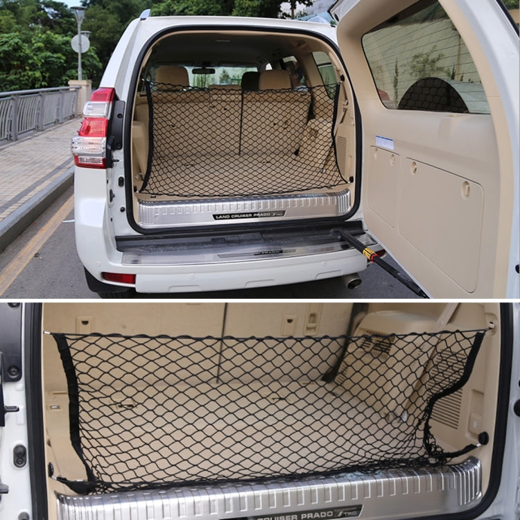 4 Hook Vehicle Universal Fit Trunk Mesh Cargo Storage Organizer Car Van SUV Back Item Net - Stowing Tidying by buy2fix | Online Shopping UK | buy2fix